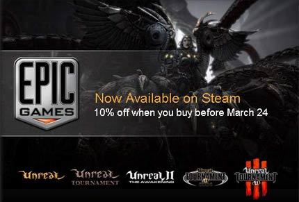 Epic Games se une a Steam