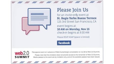 Facebook convoca a la prensa para otro evento, esta vez enfocado a los mensajes