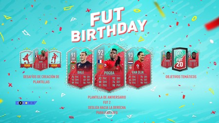 Guía FIFA 20. FUT BIRTHDAY 2: todas las cartas de la Plantilla de aniversario FUT 2 y cómo resolver los desafíos temáticos