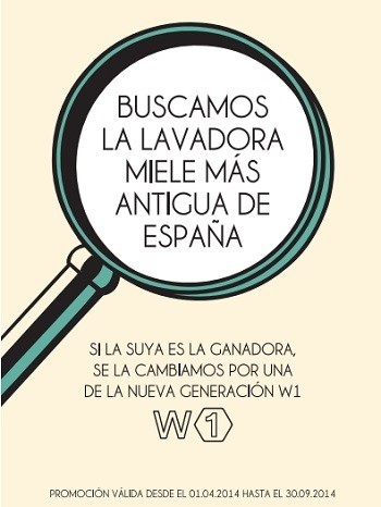 Miele busca la lavadora más antigua de España y regala una nueva a cambio
