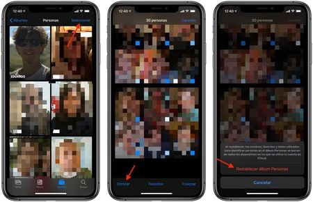 フォトアルバムをリセット