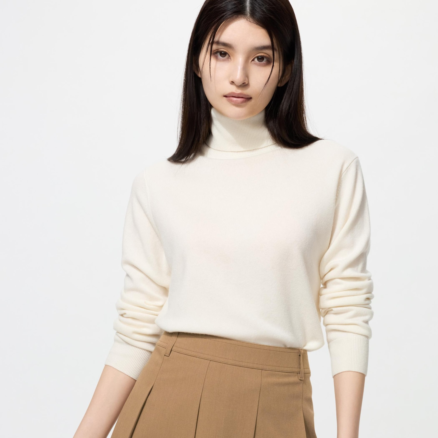 Jersey 100% cashmere cuello alto