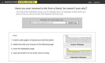 Awesome Highlighter, resaltando contenidos de una web que queremos compartir