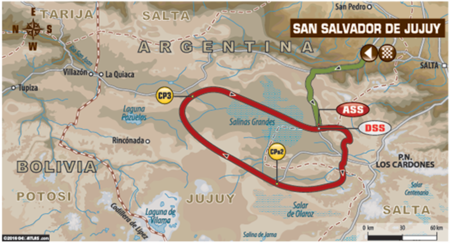 Mapa Etapa4 Dakar2016
