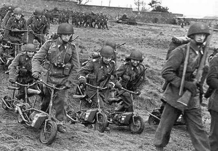 Welbike, el parascooter de guerra que originó las minimotos