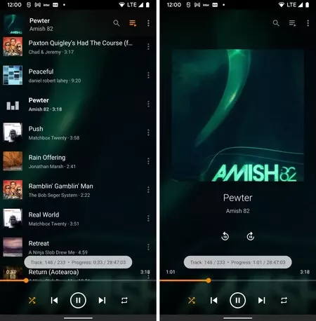 強化されたオーディオプレーヤー