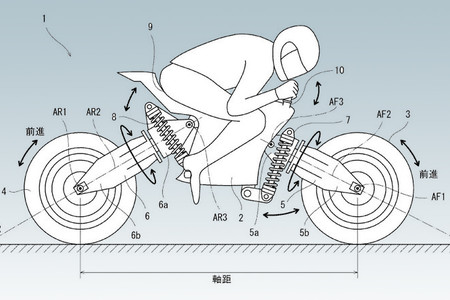Kawasaki Patente Ruedas