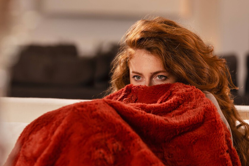 invierno frío en casa