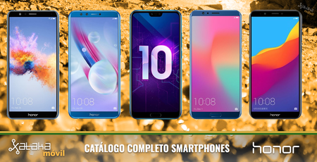 Honor 10, así encaja dentro del catálogo completo de smartphones Honor en 2018