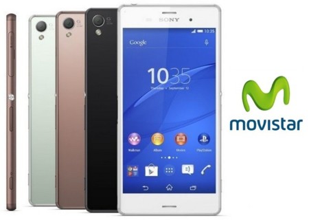 Precios Sony Xperia Z3 con Movistar y comparativa con Vodafone, Orange, Yoigo y Amena