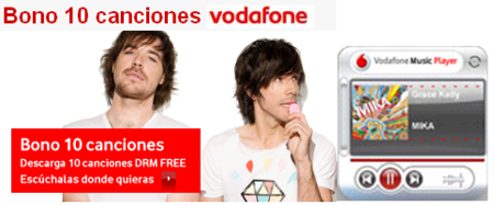 Vodafone cambia la oferta de música sin DRM con nuevas opciones