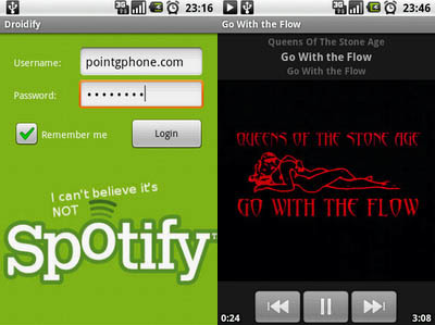 Droidify, una aplicación de Spotify para Android