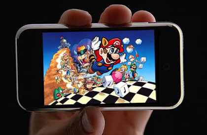 iPhone y Mario