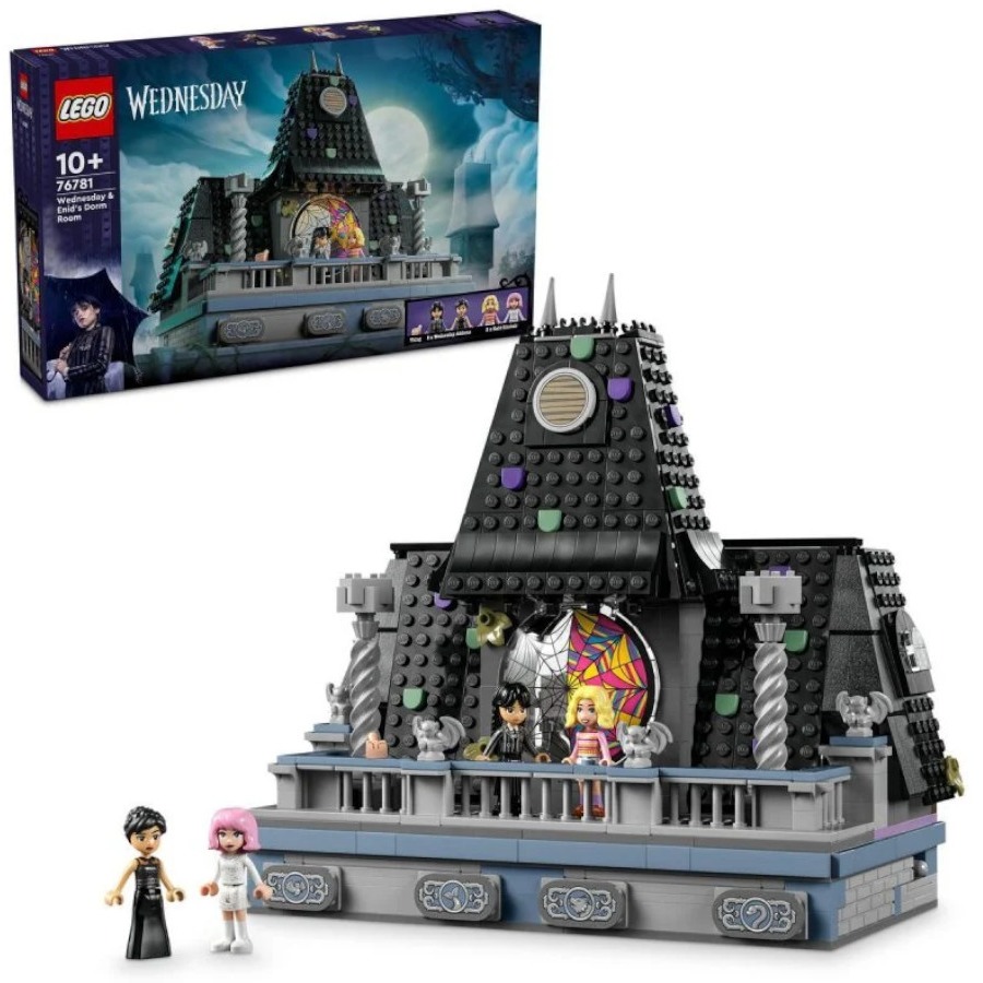 LEGO Miércoles - Dormitorio de Miércoles y Enid