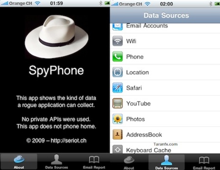 SpyPhone, la aplicación que demuestra que los datos privados de nuestros iPhones pueden ser vulnerables