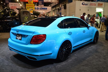 SEMA Show 2018 Kia blue