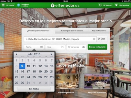 Eltenedor presenta su aplicación oficial para iPad