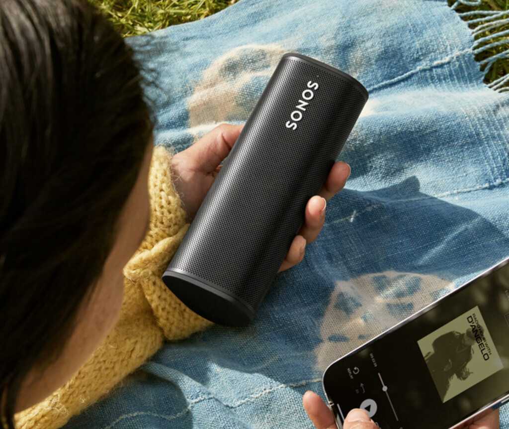 El nuevo altavoz de Sonos se llama Roam, llega a finales de abril y es compatible con Alexa, Google Assistant y AirPlay 2