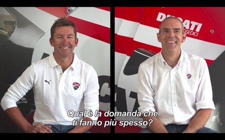 Troy Bayliss y Ernesto Marinelli, cara a cara