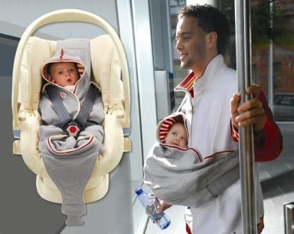Shelter: portabebé y arrullo, 2 en 1
