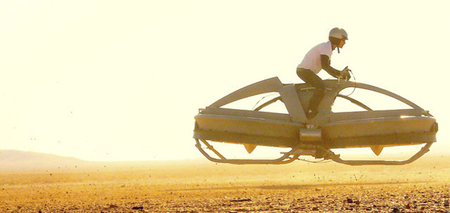 Las aeromotos de Star Wars cada vez más cerca con las primeras pruebas del Aerofex Hoverbike