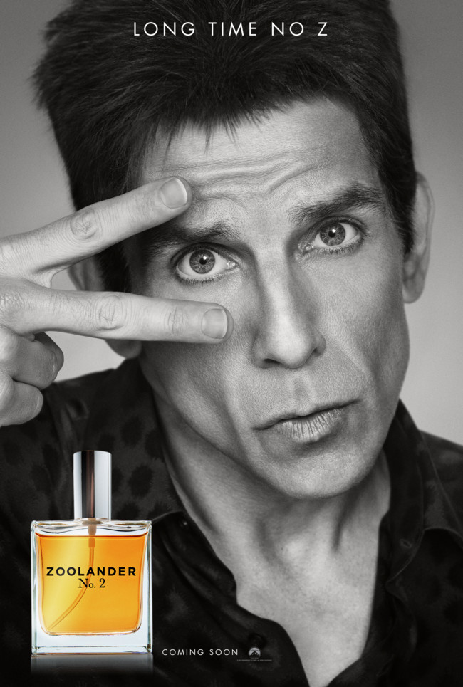 Ben Stiller en un teaser póster de Zoolander 2