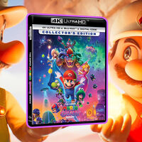 La mejor manera de disfrutar de Súper Mario Galaxy. La película es en Blu-ray 4K y Amazon la está rematando