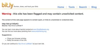 Bit.ly empezará a comprobar las direcciones que acorte en busca de webs maliciosas