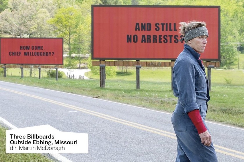 'Tres anuncios en las afueras' triunfa en el Festival de Toronto: siguiente parada el Oscar