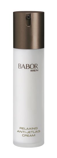 Babor Relaxing anti-jetlag cream, un cosmético para hombres viajeros