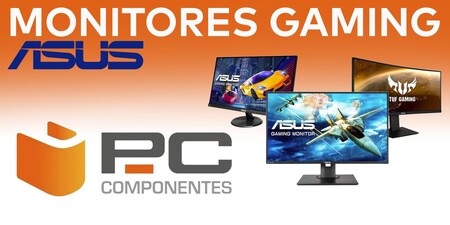 Estos 11 monitores gaming ASUS están en oferta en PcComponentes: tienen descuentos de hasta un 16% y llevan envío gratis