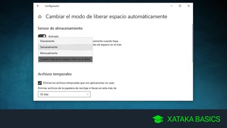 Cómo y por qué borrar automáticamente los archivos temporales de Windows 10 