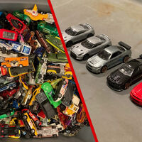 Un coleccionista pagó 21 euros por una caja con cientos de Hot Wheels que podría valer como poco 700 euros