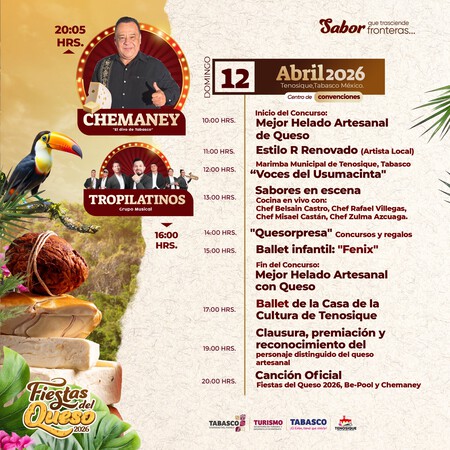 Date una vuelta este fin de semana por las Fiestas del queso 2026, en un destino lleno de aventura, balnearios y cultura maya 