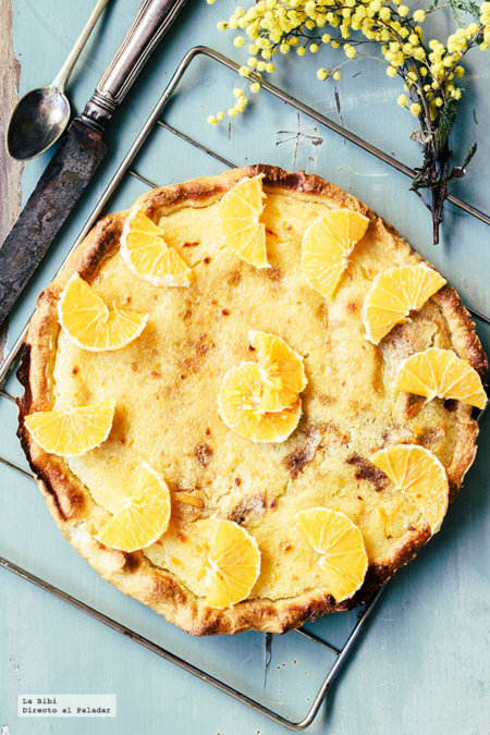 Tarta de naranja. Receta para Semana Santa