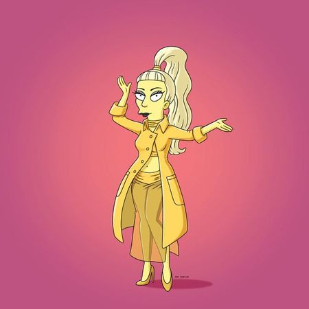 ¡Lady Gaga vuelve a Springfield, vuelve a teñirse de amarillo!