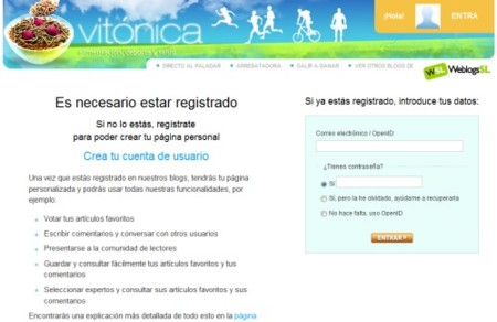 Registrarse y comentar en Vitónica ahora es más fácil
