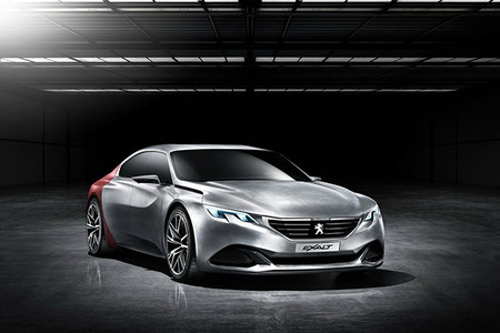 Concept Peugeot Exalt - el coupe cuatro puertas que siempre será un concepto