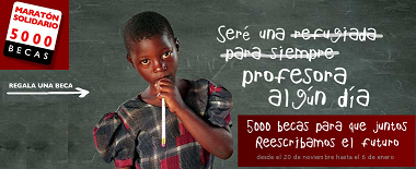 Cibermaratón, 5.000 becas de 50 euros para niños afectados por conflictos armados