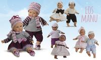 "Los Manu" de Paola Reina: muñecos para que niños y niñas jueguen a cuidarlos