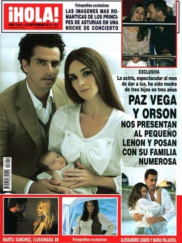 El hijo de Paz Vega vino con una exclusiva bajo el brazo, para no variar