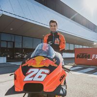 Dani Pedrosa ya ha puesto su dorsal 26 en la KTM de MotoGP, aunque no le veremos rodar hasta mayo