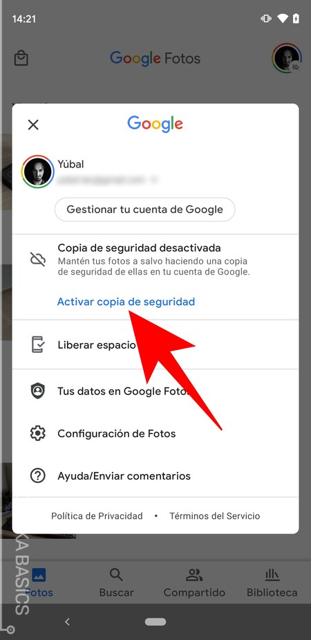 Copias de seguridad