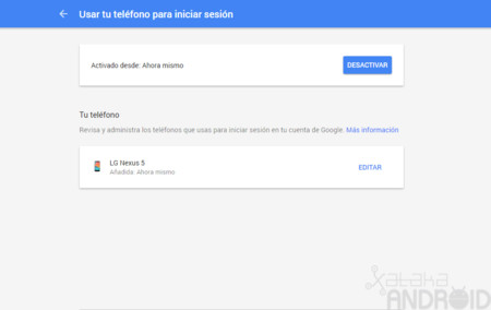 Iniciar Sesión Desactivar