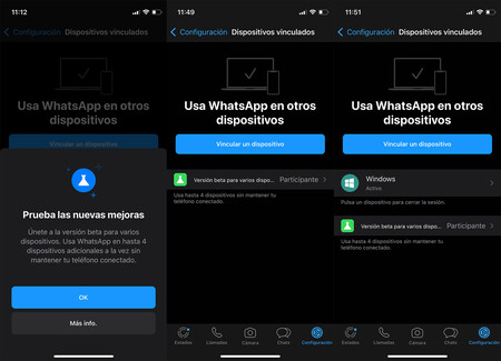 Unirse Beta Multidispositivo Whatsapp