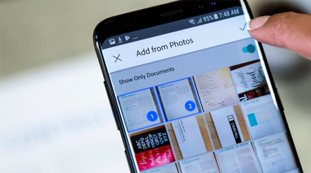 Adobe Scan usa su nueva inteligencia artificial para buscar todas las fotos de tus documentos y recibos