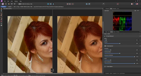 reductor de ruido en affinity photo