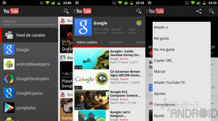 YouTube para Android
