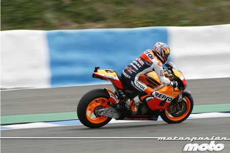 Dani Pedrosa en Jerez