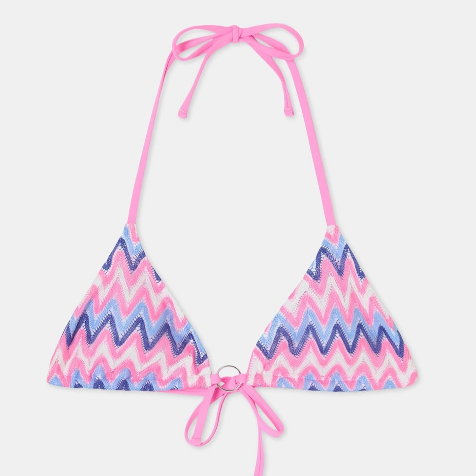Easy Wear - Top bikini geometrico.